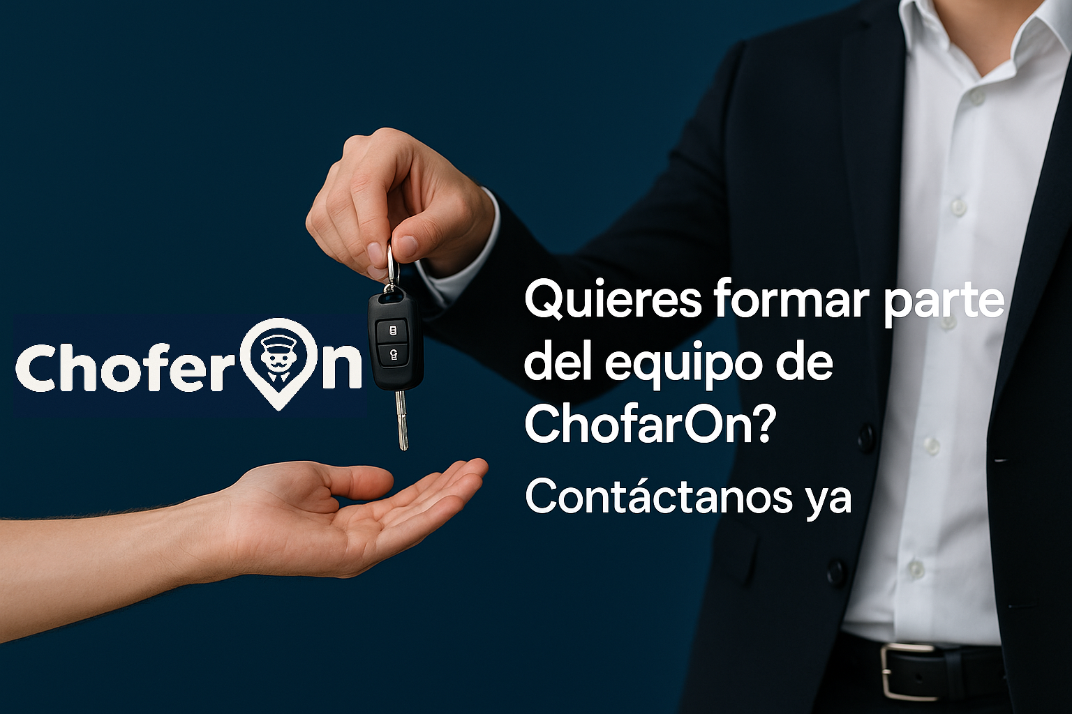 Únete al equipo de ChoferOn.